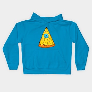 eye on pizza Kids Hoodie